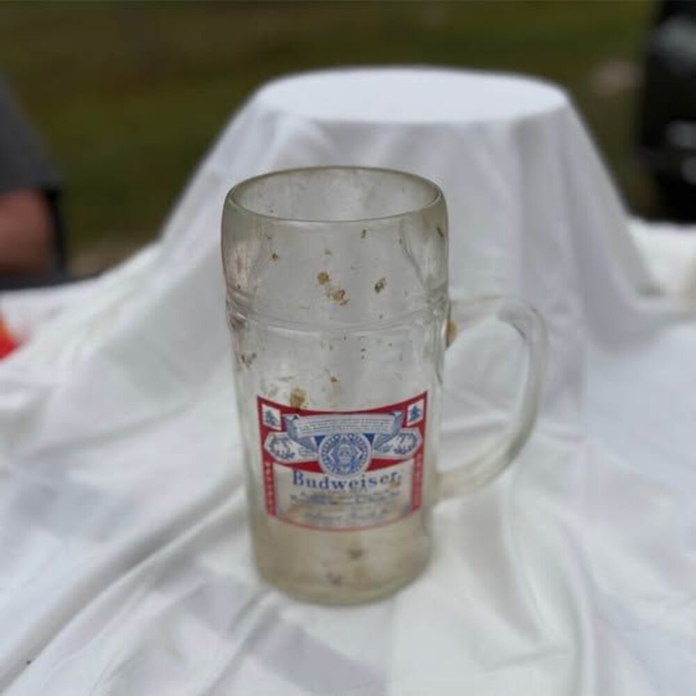Budweiser Glass Beer Mug